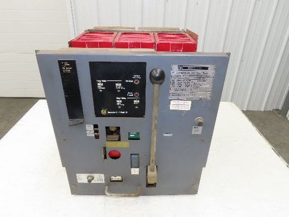 Square D DS 416 Air AC Circuit Breaker 600VAC 1600A 3 Pole Amptector I-A
