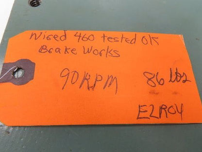 Hytrol 4AC-20-1-LH Conveyor Drive 20:1 Gearbox 1Hp 460V 3PH 56C Brake Motor