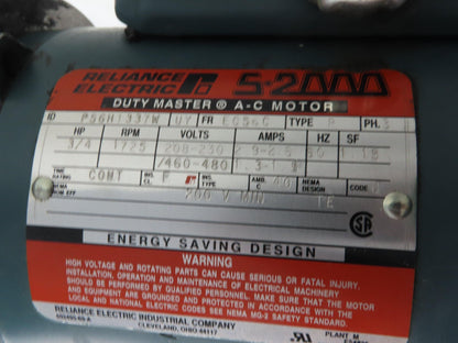 Hytrol 4AC-40-1-RH Conveyor Drive Gearmotor 40:1 Reducer .75Hp 230/460V 3PH 56C