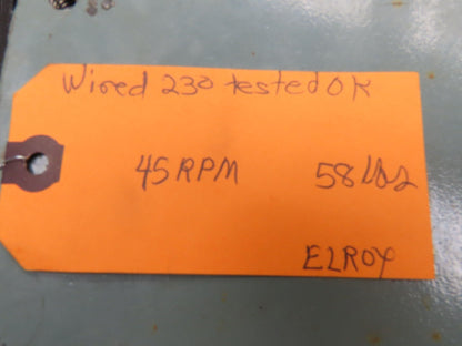 Hytrol 4AC-40-1-RH Conveyor Drive Gearmotor 40:1 Reducer .5Hp 230/460V 3PH 56C