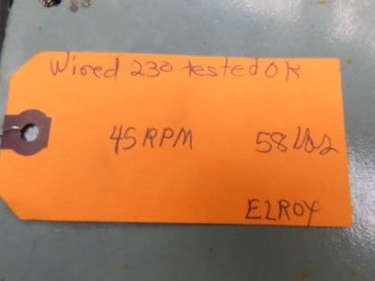 Hytrol 4AC-40-1-RH Conveyor Drive Gearmotor 40:1 Reducer .5Hp 230/460V 3PH 56C