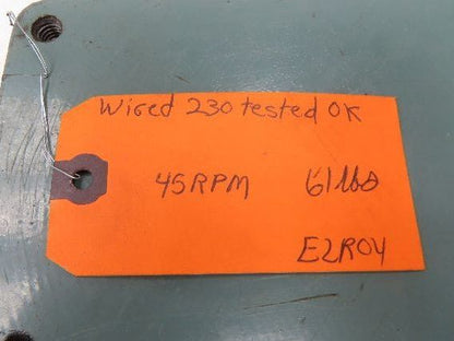 Hytrol 4AC-40-1-LH Conveyor Drive Gearmotor 40:1 Reducer .75Hp 230/460V 3PH 56C