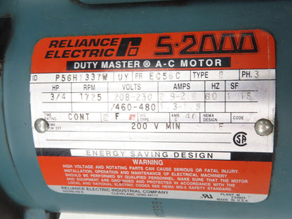 Hytrol 4AC-40-1-LH Conveyor Drive Gearmotor 40:1 Reducer .75Hp 230/460V 3PH 56C