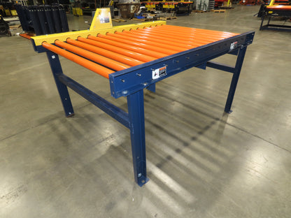 55"x 6' Chain Drive Live Roller Conveyor 48"BF 1.9" Urethane Roller *No Motor*