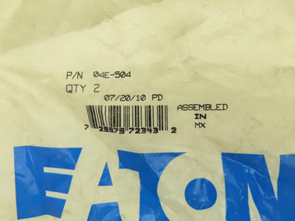 Eaton 04E-504 Fitting 1/4" Hose ID x 1/4" 37° Male Rigid Lot of 24