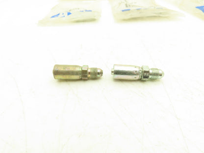 Eaton 04E-504 Fitting 1/4" Hose ID x 1/4" 37° Male Rigid Lot of 24