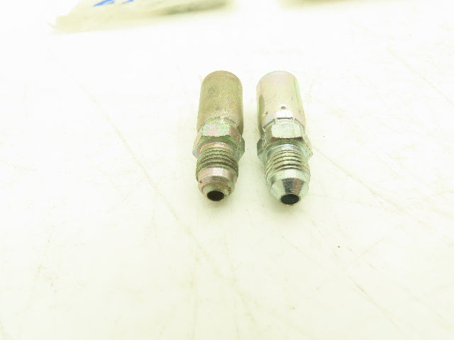 Eaton 04E-504 Fitting 1/4" Hose ID x 1/4" 37° Male Rigid Lot of 24