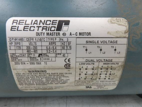 Hytrol 5AC-20-1-RH Conveyor Drive Gearmotor 20:1 Reducer 2Hp 230/460V 3PH 145TC