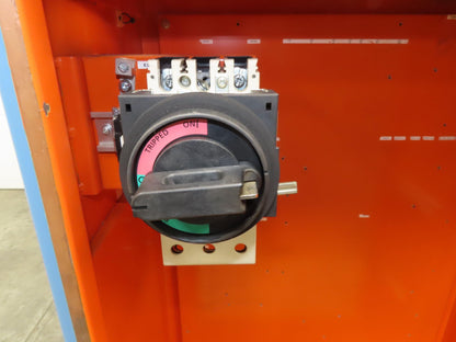 Electrical Enclosure Control Panel 41x26x15" Backplate 50A Disconnect