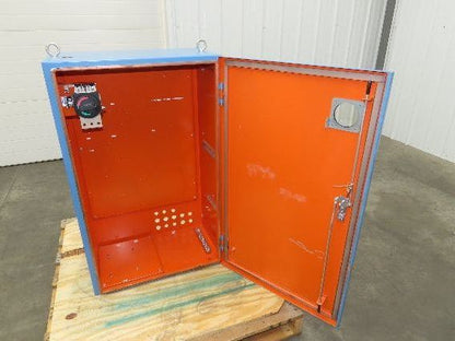 Electrical Enclosure Control Panel 41x26x15" Backplate 50A Disconnect