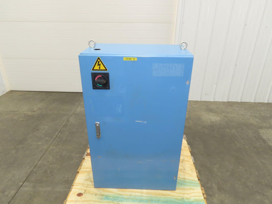 Electrical Enclosure Control Panel 41x26x15" Backplate 50A Disconnect