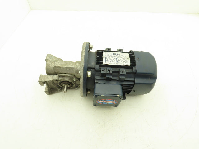Bonfiglioli VF49 A10 P80 B5 B3 Gearmotor 10:1 169rpm 14mm Dual Shaft 1Hp 230/460
