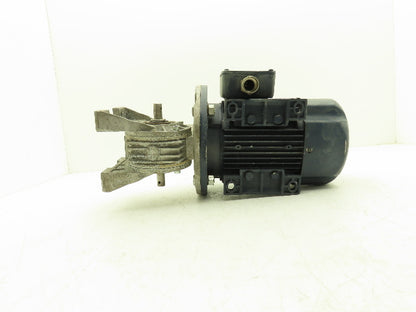 Bonfiglioli VF49 A10 P80 B5 B3 Gearmotor 10:1 169rpm 14mm Dual Shaft 1Hp 230/460
