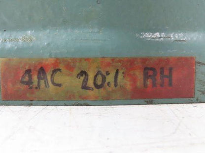 Hytrol 4AC 20-1 RH Conveyor Gearbox 20:1 Reducer 88rpm 1Hp 56C Right Hand