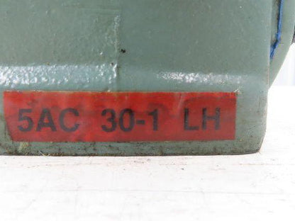 Hytrol 5AC 30-1 LH Conveyor Gearbox 30:1 Reducer 58rpm 2Hp 145TC Left Hand