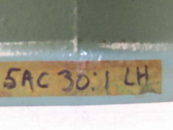 Hytrol 5AC 30-1 LH Conveyor Gearbox 30:1 Reducer 58rpm 2Hp 145TC Left Hand