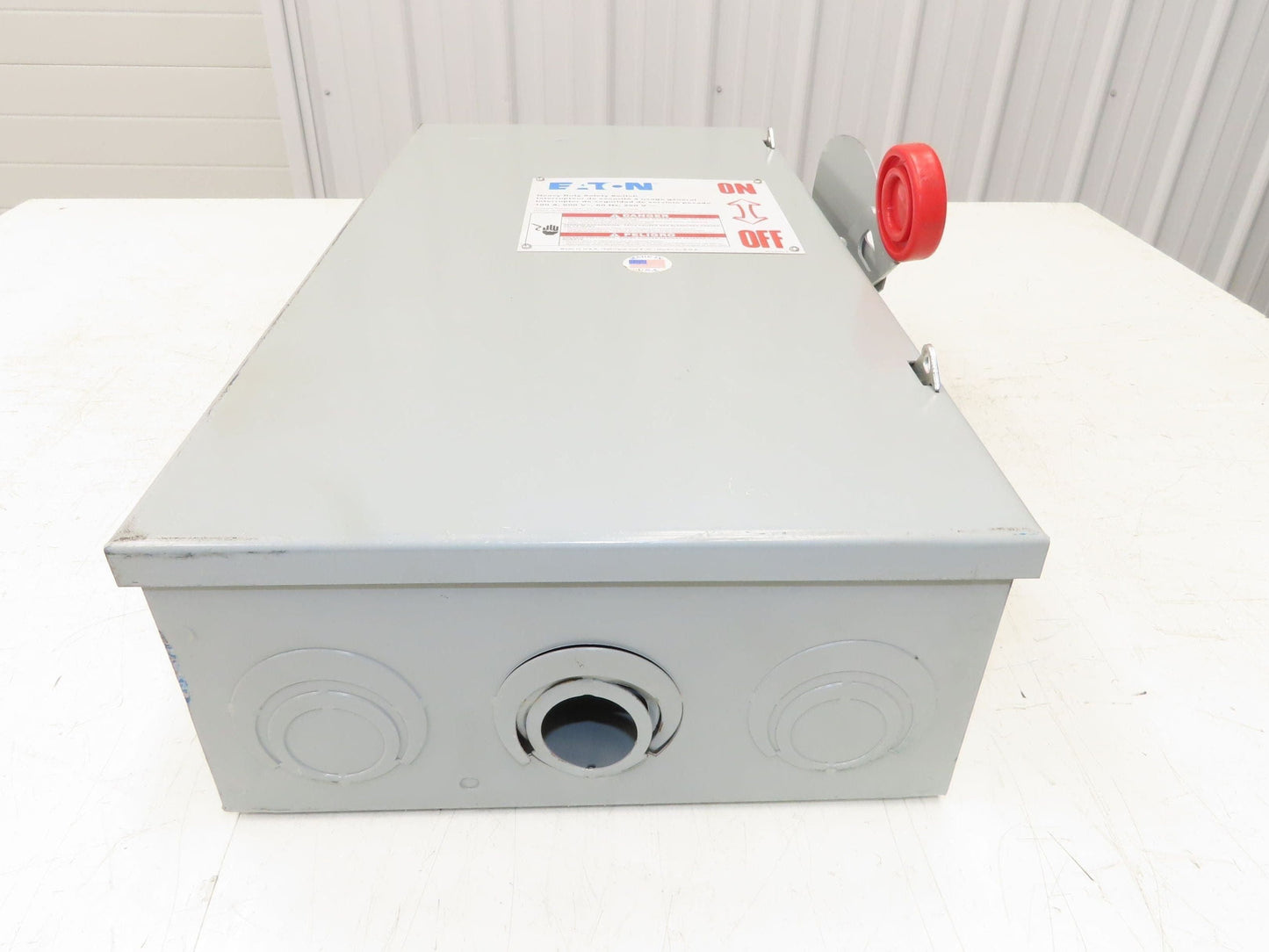 Eaton DH363FGK 100A Fusible Safety Switch 3-Pole 600V Nema 1