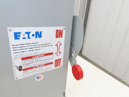 Eaton DH363FGK 100A Fusible Safety Switch 3-Pole 600V Nema 1