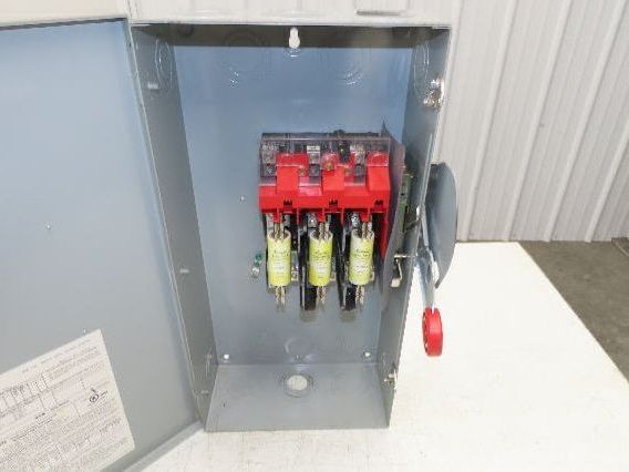 Eaton DH363FGK 100A Fusible Safety Switch 3-Pole 600V Nema 1