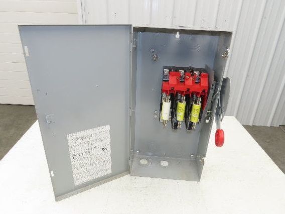 Eaton DH323FGK 100A Fusible Safety Switch 3-Pole 240V Nema 1