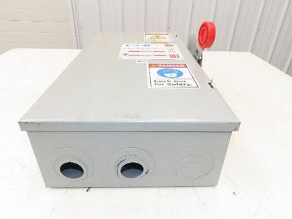 Eaton DH323FGK 100A Fusible Safety Switch 3-Pole 240V Nema 1