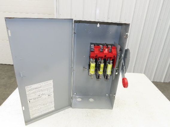 Eaton DH323FGK 100A Fusible Safety Switch 3-Pole 240V Nema 1