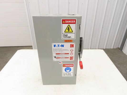 Eaton DH323FGK 100A Fusible Safety Switch 3-Pole 240V Nema 1