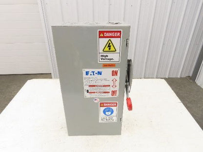 Eaton DH323FGK 100A Fusible Safety Switch 3-Pole 240V Nema 1