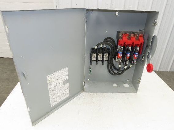 Eaton DH323FGKJSEL Fusible Disconnect Safety Switch 100A 240V 3Ph