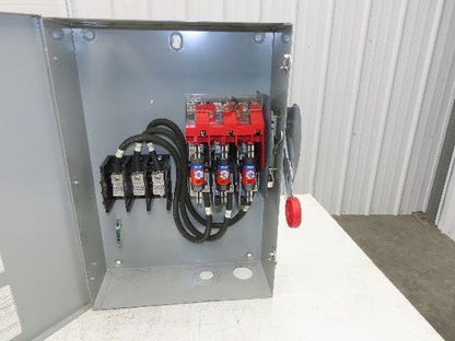 Eaton DH323FGKJSEL Fusible Disconnect Safety Switch 100A 240V 3Ph