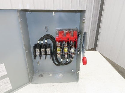 Eaton DH323FGKJSEL Fusible Disconnect Safety Switch 100A 240V 3Ph
