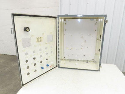 Hoffman A-302412LP Electrical Enclosure Nema 12 Wall Mount Backplate 30x24x12"