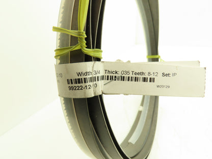 Starrett 99222-12-10 Band Saw Blade Versatix 12'10"x3/4"x.035 TPI: 8-12 Lot of 3