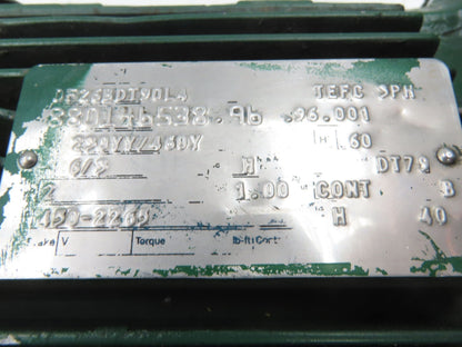 Sew-Eurodrive DF26BDT90L4 AC Motor for Varimot Variable Gearbox 2Hp 230/460V 3PH