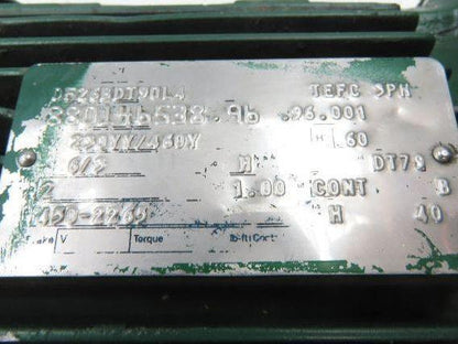 Sew-Eurodrive DF26BDT90L4 AC Motor for Varimot Variable Gearbox 2Hp 230/460V 3PH