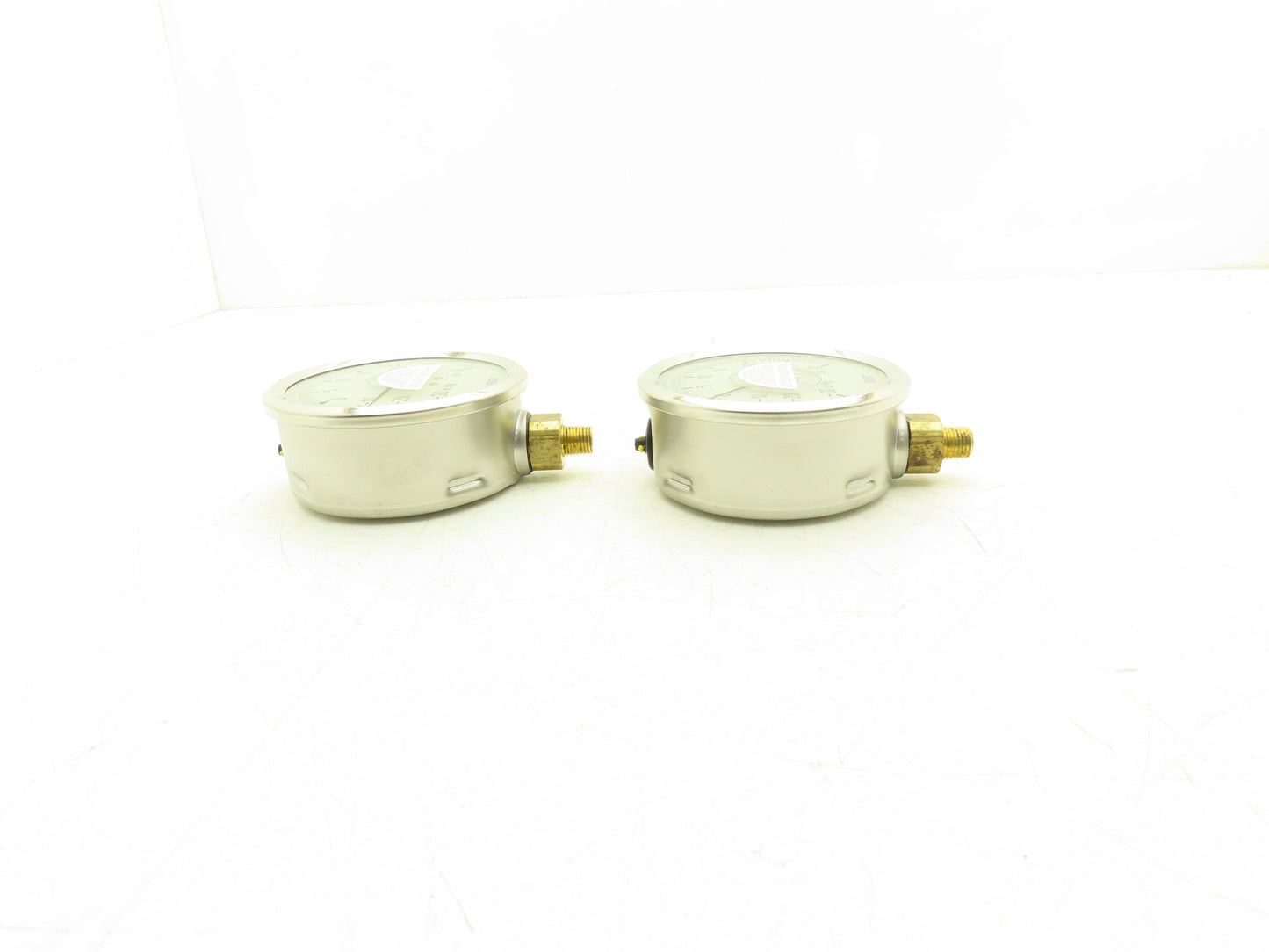 Wika 9699045 Pressure Gauge Liquid Filled -30INHG/30PSI 1/4"NPT Lot Of 2