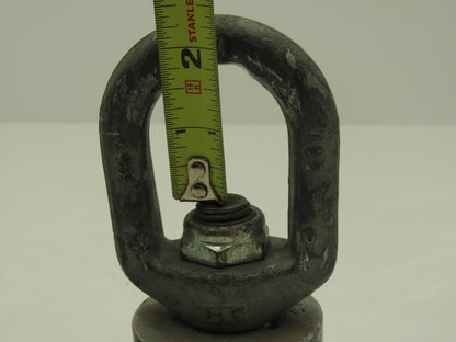 Crosby 5CJ 6-Lug Hoist Hook Adapter Log Roller Fixed Non Swiveling Lot of 3