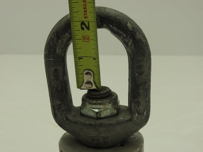 Crosby 5CJ 6-Lug Hoist Hook Adapter Log Roller Fixed Non Swiveling Lot of 3