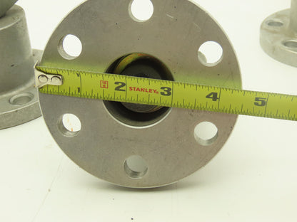 Crosby 5CJ 6-Lug Hoist Hook Adapter Log Roller Fixed Non Swiveling Lot of 3
