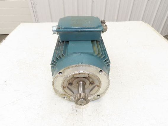 Baldor Reliance 75J034W044G1 Brake Motor 1Hp 1725 RPM 230/460VAC 3PH 143TC