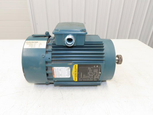 Baldor Reliance 75J034W044G1 Brake Motor 1Hp 1725 RPM 230/460VAC 3PH 143TC