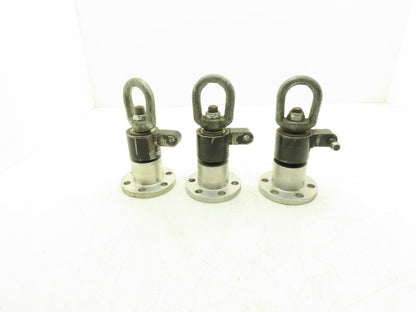 Crosby 5FJ 6-Lug Swiveling Hoist Adapter "Log Roller" Lot of 3