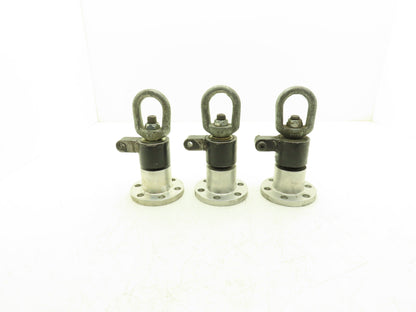 Crosby 5FJ 6-Lug Swiveling Hoist Adapter "Log Roller" Lot of 3