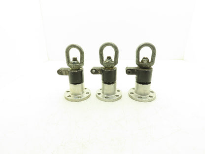 Crosby 5FJ 6-Lug Swiveling Hoist Adapter "Log Roller" Lot of 3