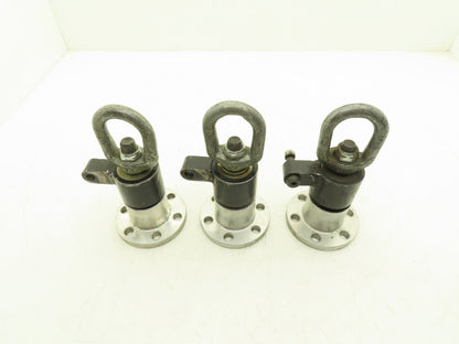Crosby 5FJ 6-Lug Swiveling Hoist Adapter "Log Roller" Lot of 3