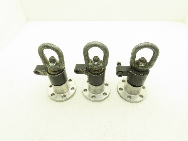 Crosby 5FJ 6-Lug Swiveling Hoist Adapter "Log Roller" Lot of 3