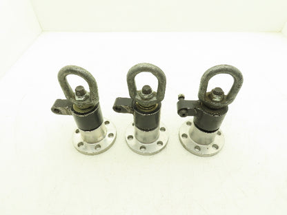 Crosby 5FJ 6-Lug Swiveling Hoist Adapter "Log Roller" Lot of 3