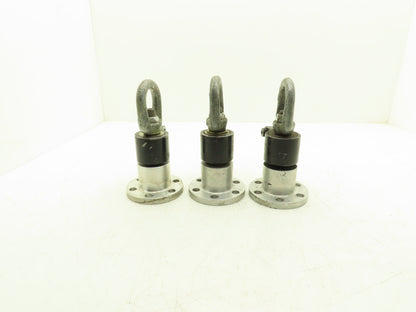 Crosby 5FJ 6-Lug Swiveling Hoist Adapter "Log Roller" Lot of 3