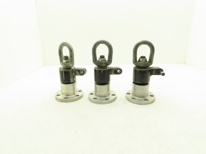 Crosby 5FJ 6-Lug Swiveling Hoist Adapter "Log Roller" Lot of 3