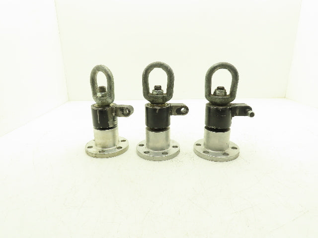 Crosby 5FJ 6-Lug Swiveling Hoist Adapter "Log Roller" Lot of 3